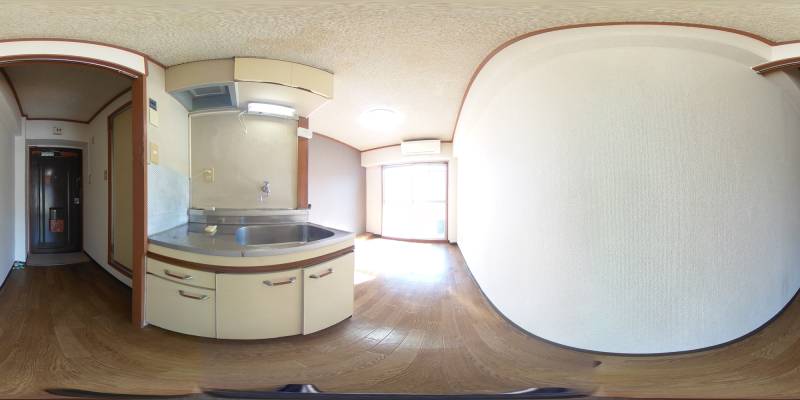 パノラマ画像キッチン