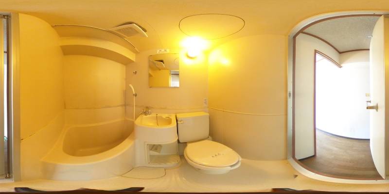 パノラマ画像バスルーム