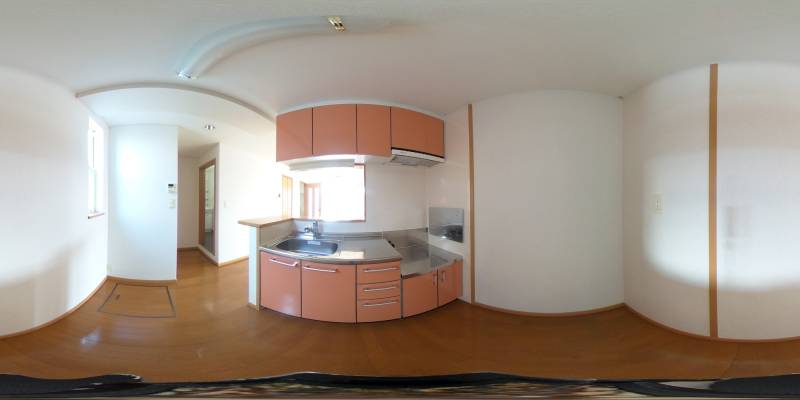 パノラマ画像キッチン