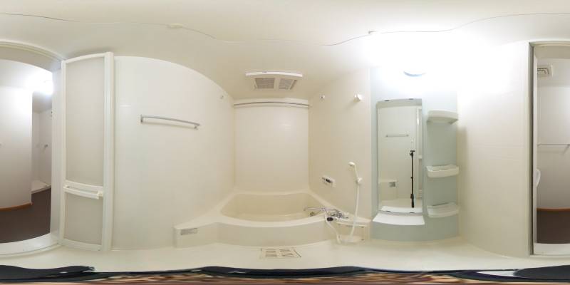 パノラマ画像バスルーム