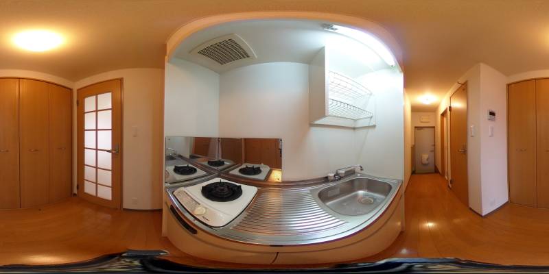 パノラマ画像キッチン