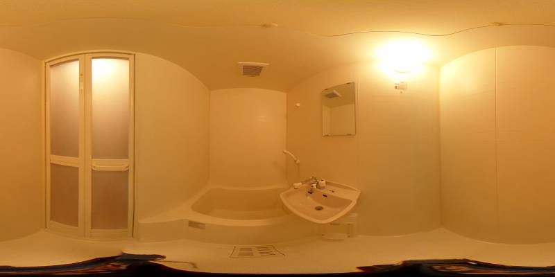 パノラマ画像バスルーム