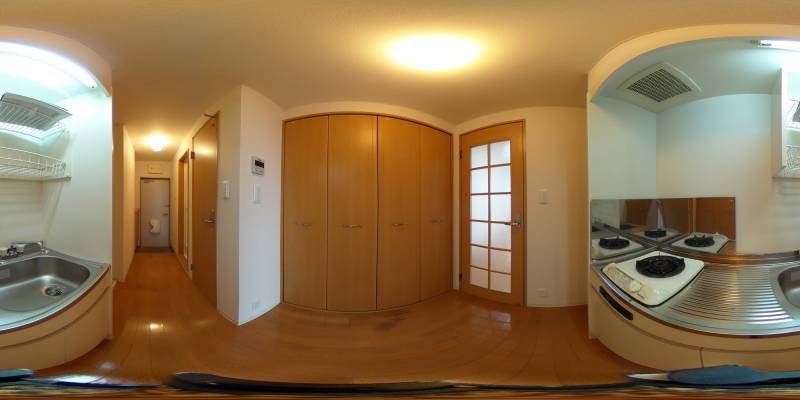 パノラマ画像キッチン