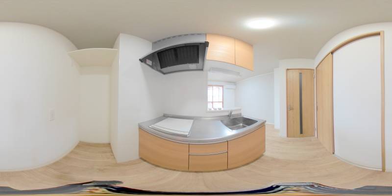 パノラマ画像キッチン