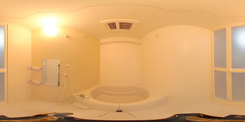 パノラマ画像バスルーム