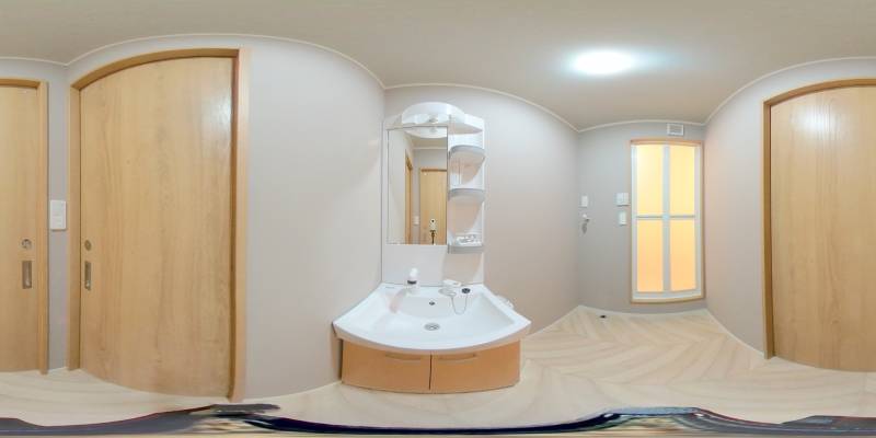 パノラマ画像洗面所