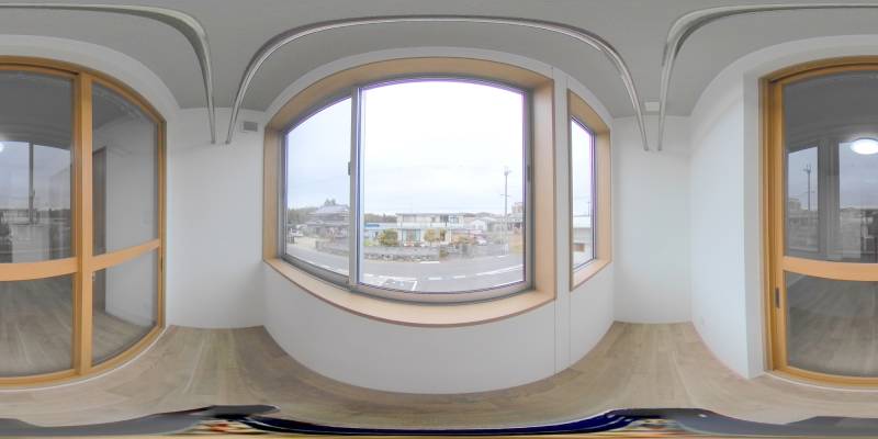 パノラマ画像バルコニー