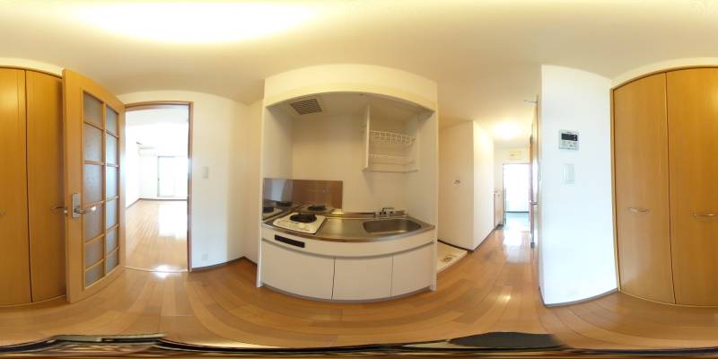 パノラマ画像キッチン