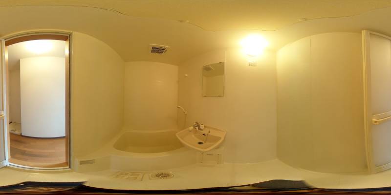 パノラマ画像バスルーム