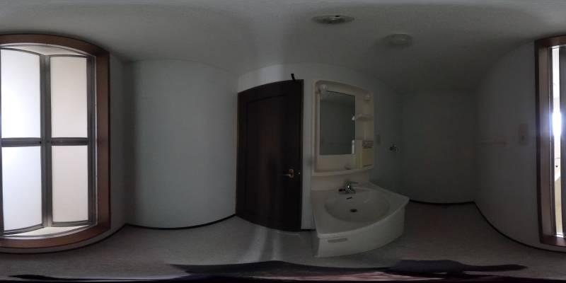 パノラマ画像洗面所