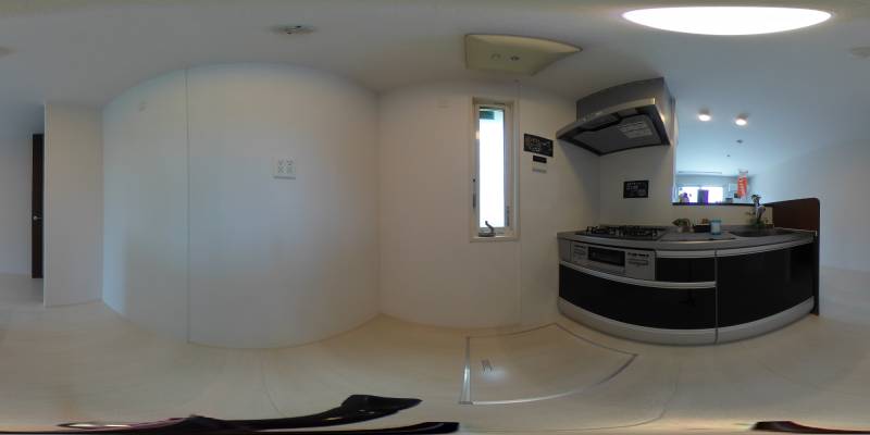 パノラマ画像キッチン