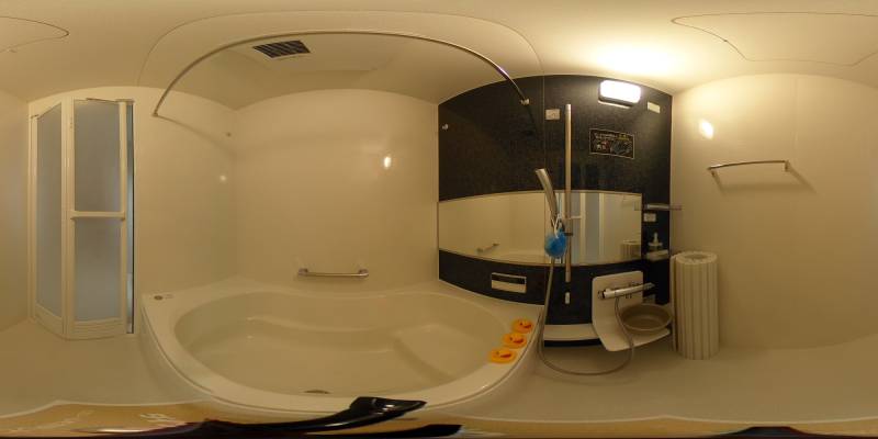 パノラマ画像バスルーム