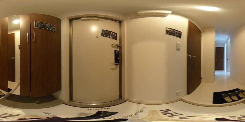 パノラマ画像玄関