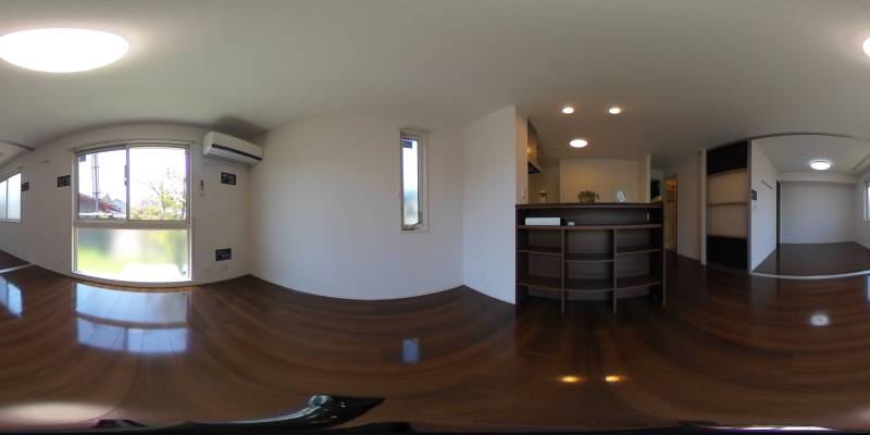 パノラマ画像リビング