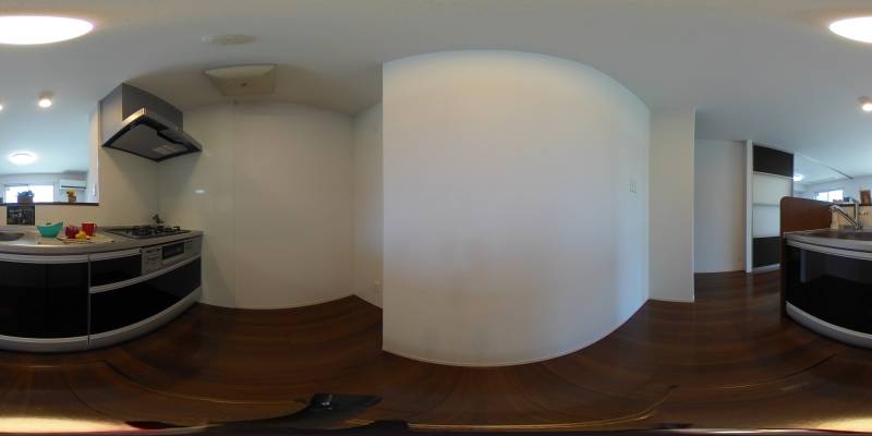 パノラマ画像キッチン