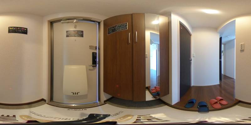 パノラマ画像玄関