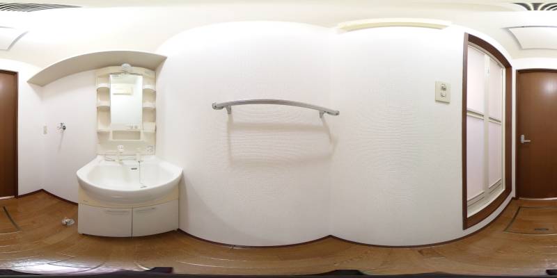 パノラマ画像洗面所