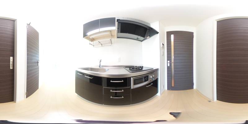 パノラマ画像キッチン