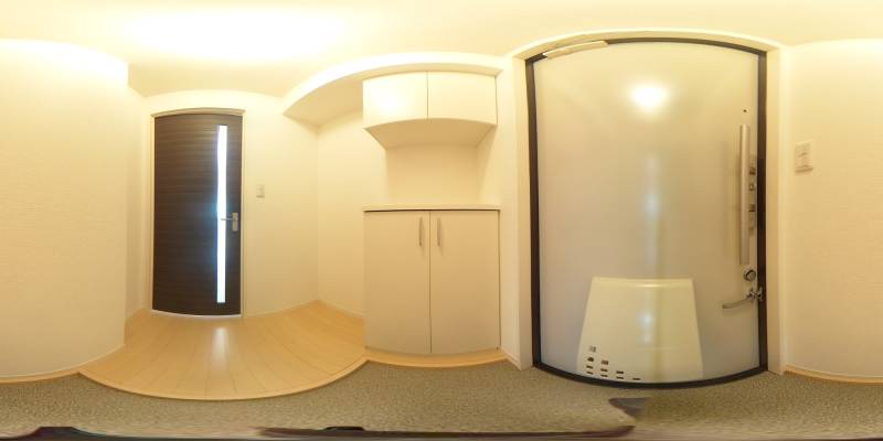 パノラマ画像玄関