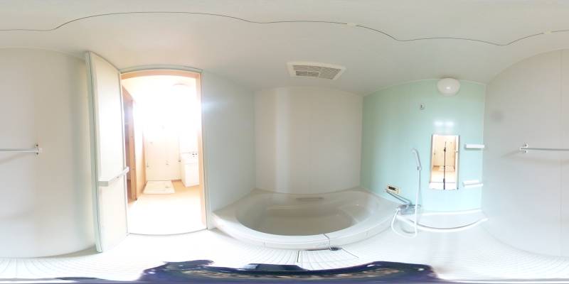 パノラマ画像バスルーム