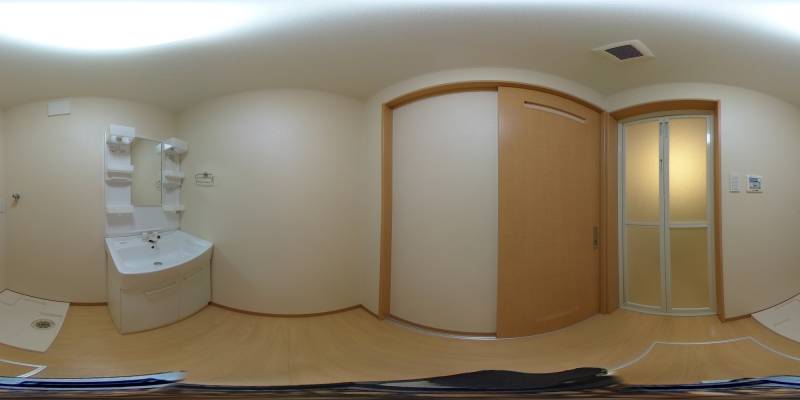 パノラマ画像洗面所