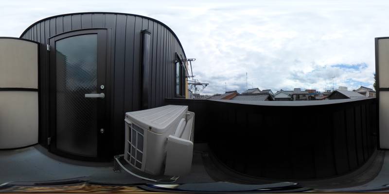 パノラマ画像バルコニー