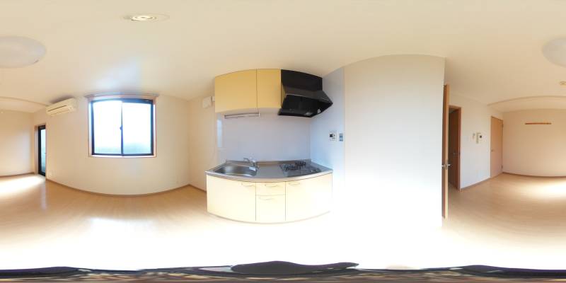 パノラマ画像キッチン