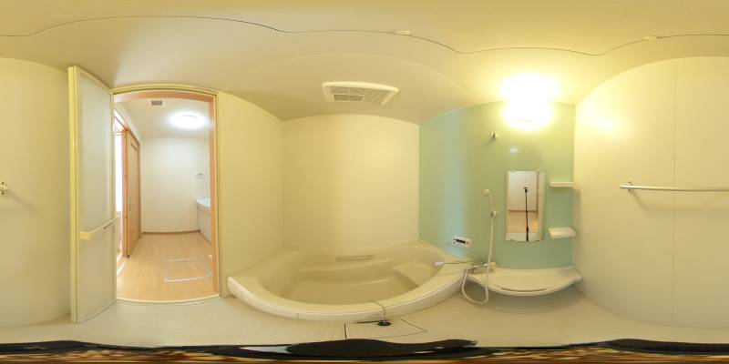 パノラマ画像バスルーム