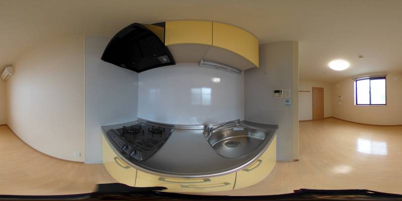 パノラマ画像キッチン