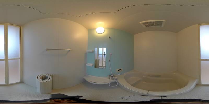 パノラマ画像バスルーム