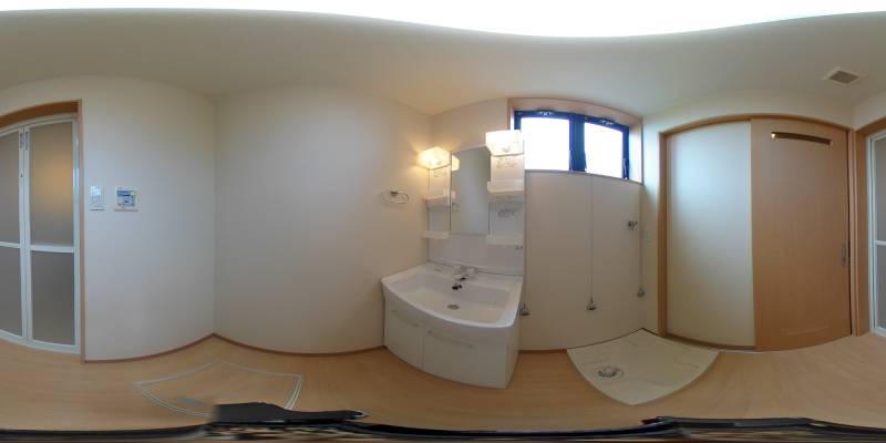 パノラマ画像洗面所