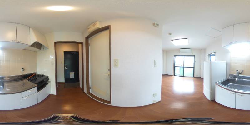 パノラマ画像キッチン