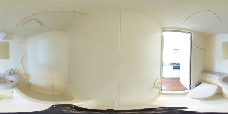 パノラマ画像洗面所
