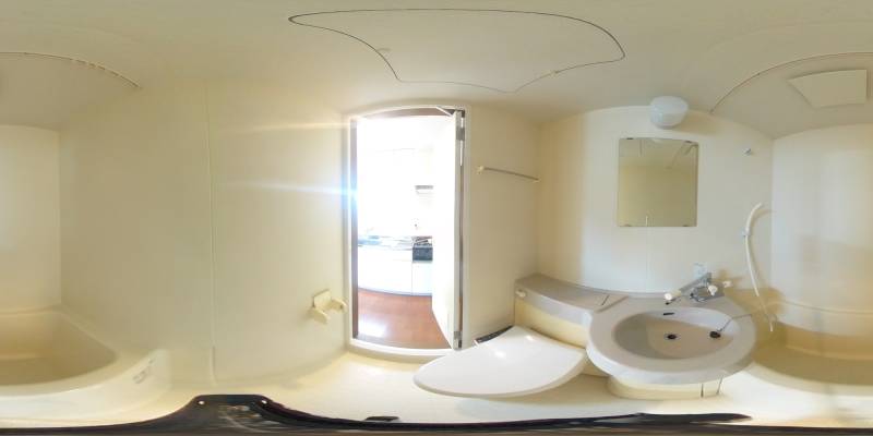 パノラマ画像バスルーム