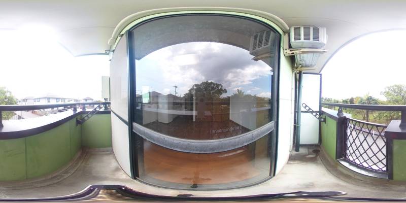 パノラマ画像バルコニー