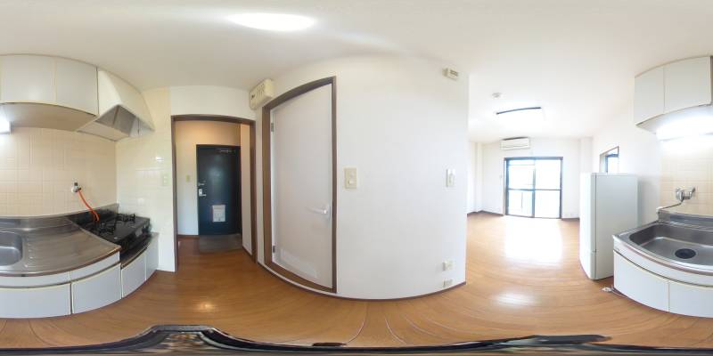 パノラマ画像キッチン