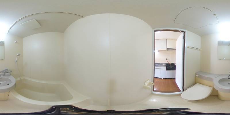 パノラマ画像洗面所