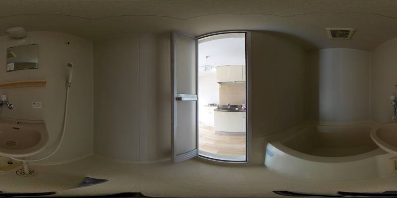 パノラマ画像バスルーム