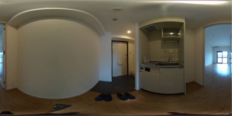 パノラマ画像キッチン