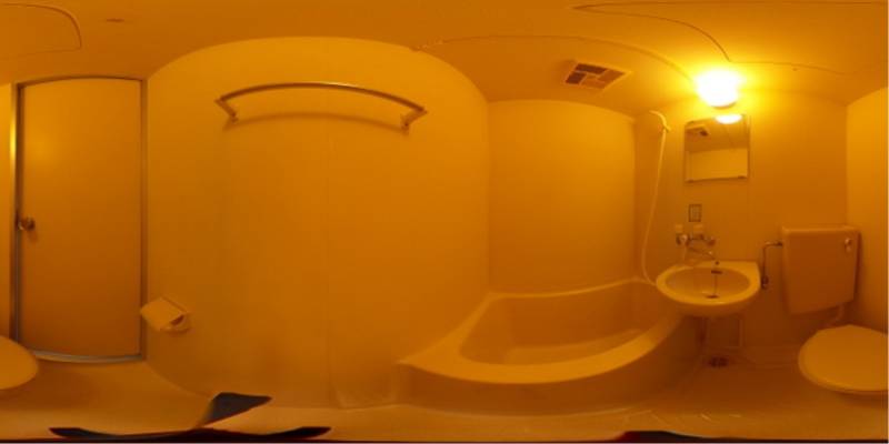 パノラマ画像バスルーム