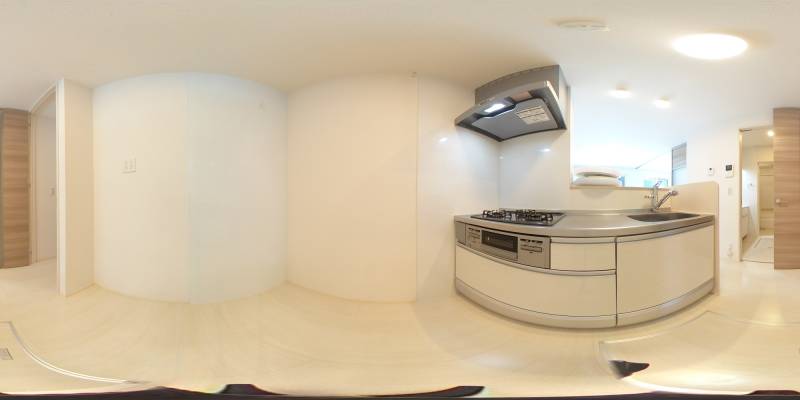 パノラマ画像キッチン