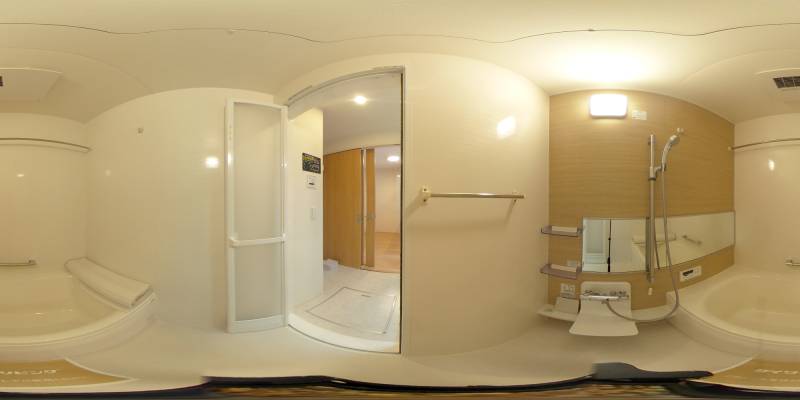 パノラマ画像バスルーム