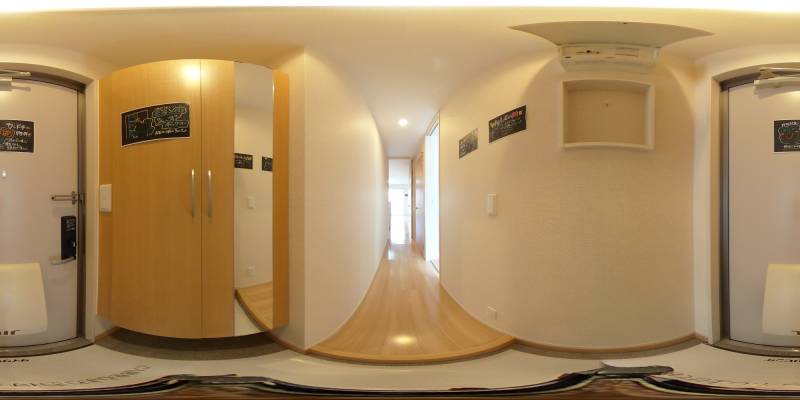 パノラマ画像玄関