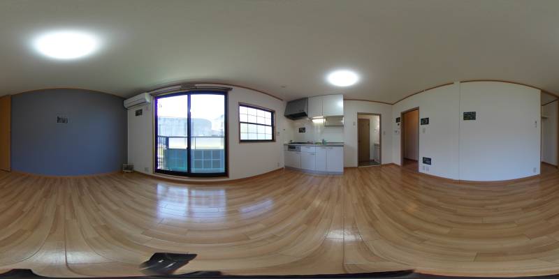 パノラマ画像リビング