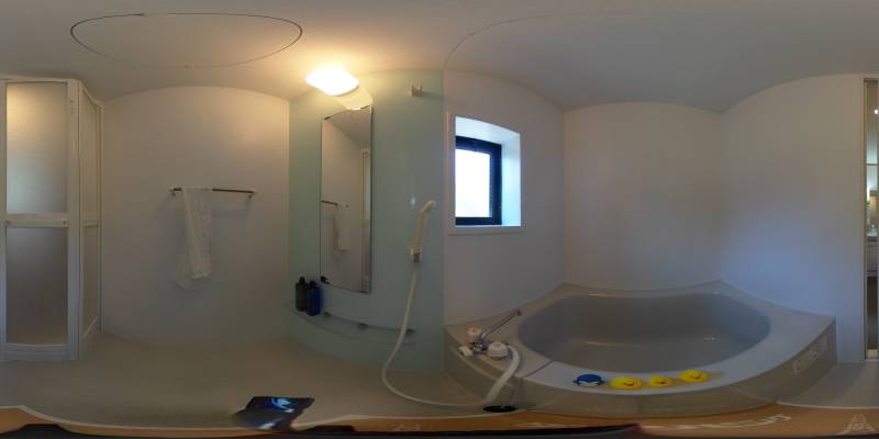 パノラマ画像バスルーム