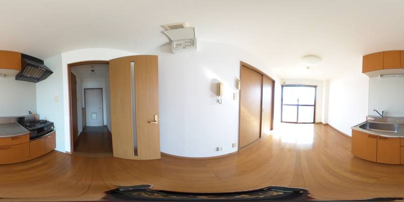 パノラマ画像キッチン