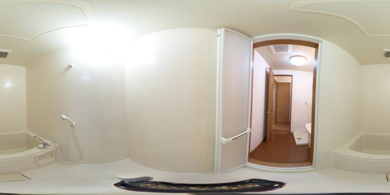 パノラマ画像バスルーム