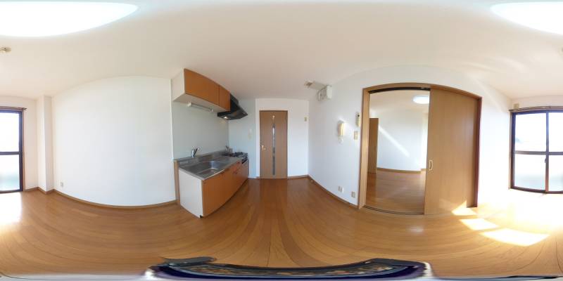 パノラマ画像キッチン