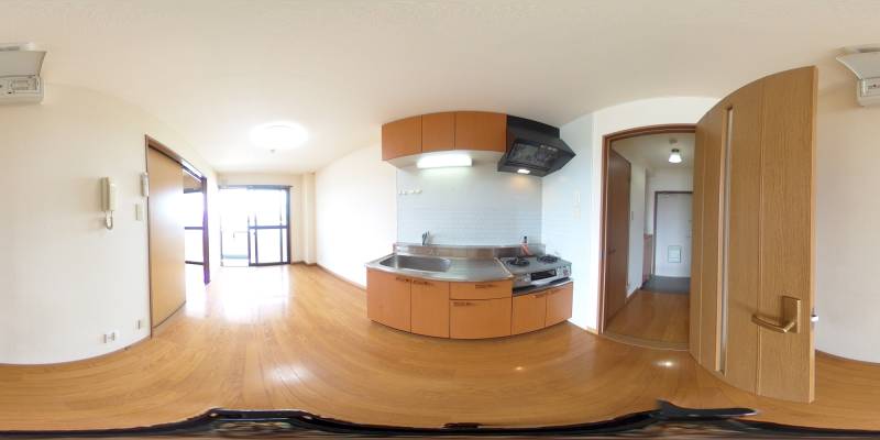 パノラマ画像キッチン