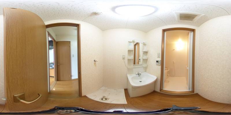 パノラマ画像洗面所